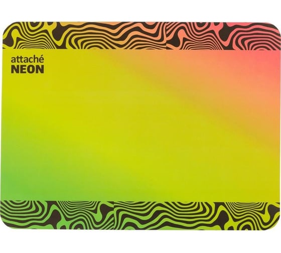Изображение товара Коврик на стол Attache neon нм-03о 430x320 мм, дизайн 1691759