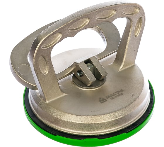 Изображение товара Вакуумный съёмник стекол МАСТАК металлический, одинарный 123 мм до 50 кг 107-01050