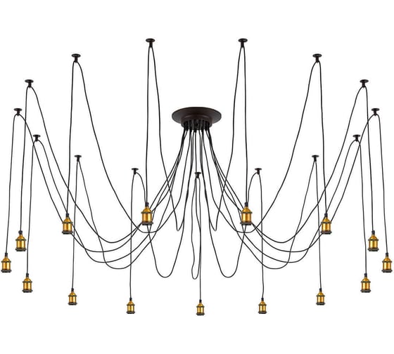 Изображение товара Люстра Citilux Эдисон паук венге бронза CL451151