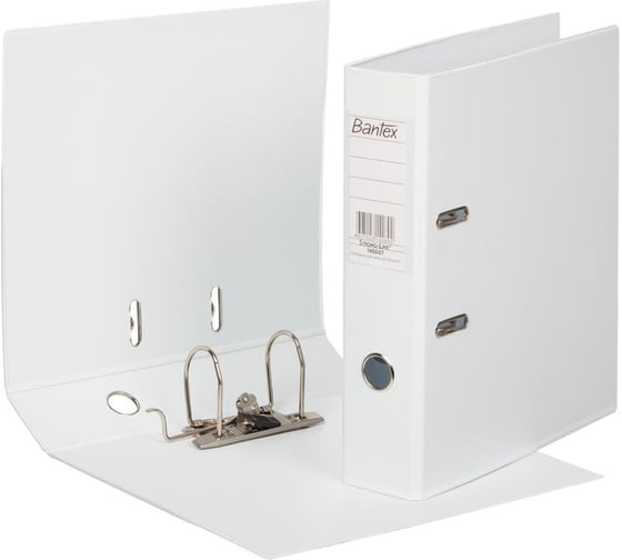 Изображение товара Папка-регистратор Bantex strong line 1450-07 70 мм, белый, пбп 2, карман на корешке 4934