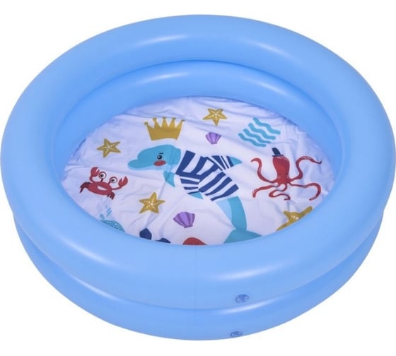 Изображение товара Бассейн из двух колец Sunclub 57157 с дизайном морских животных, 76x20 см 105499
