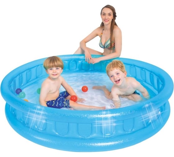 Изображение товара Бассейн Sunclub 51004 с мягкими бортиками, 155x32 см 366060