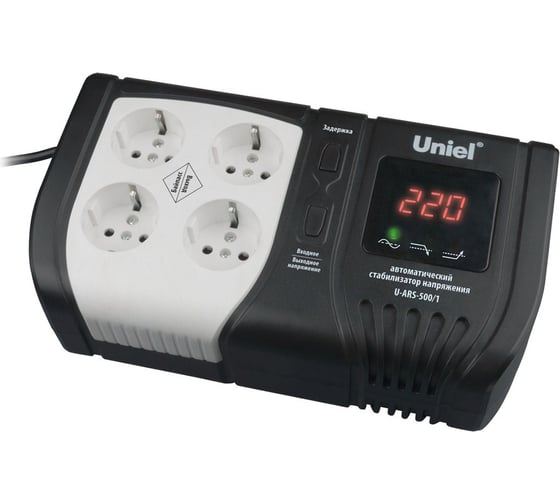 Изображение товара Настольный стабилизатор Uniel Expert серия U-ARS-500/1 9621