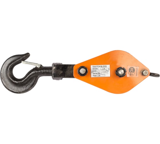 Изображение товара Блок монтажный двухрольный TOR с крюком 2 т 11522