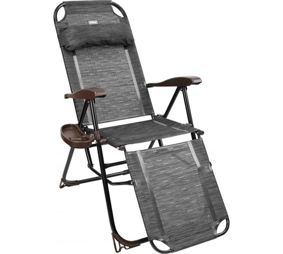 Изображение товара Складное кресло-шезлонг с подножкой Nika 3, венге КШ3/5