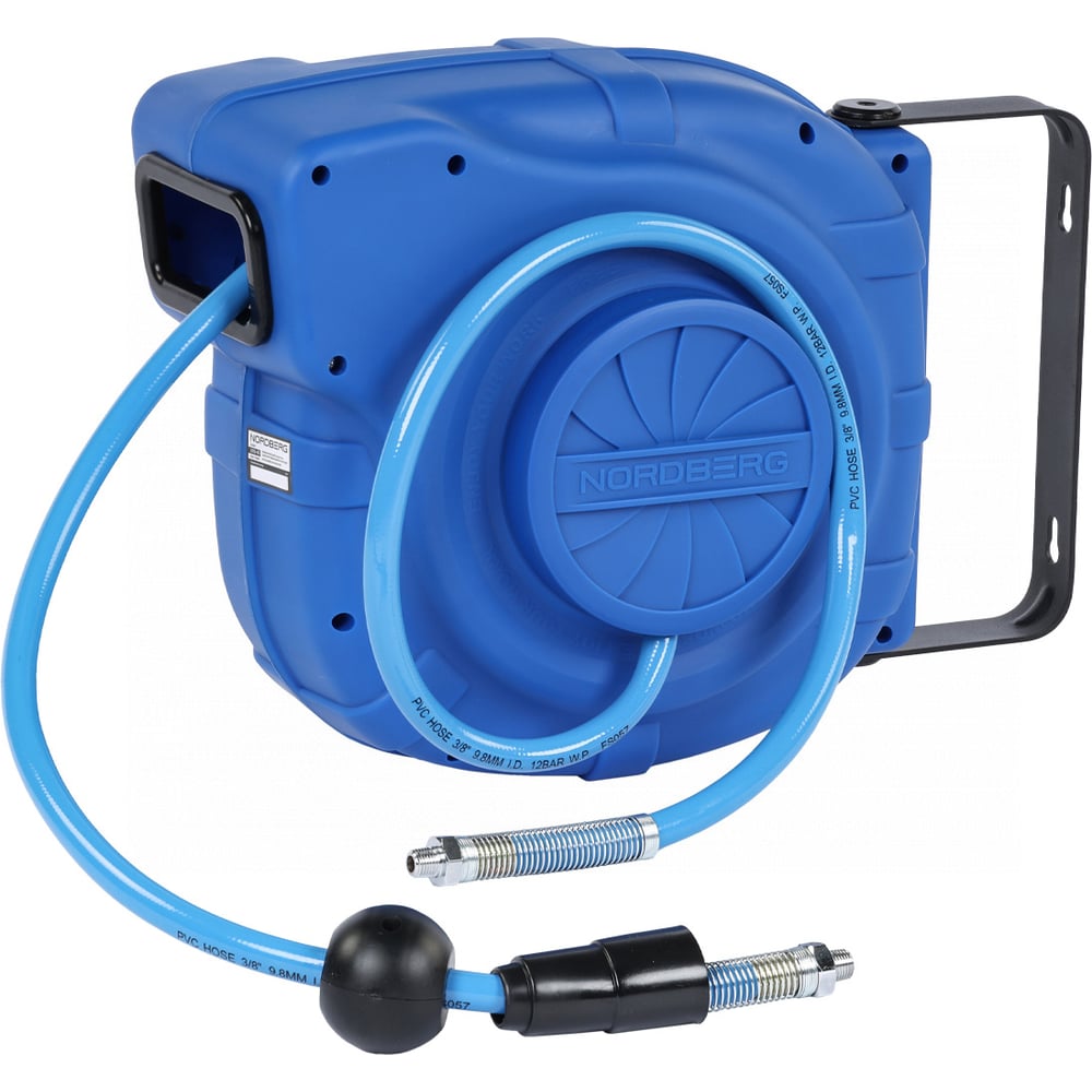 Изображение товара Шланг воздушный на катушке 14 м NORDBERG 2115-10 армированный ПВХ