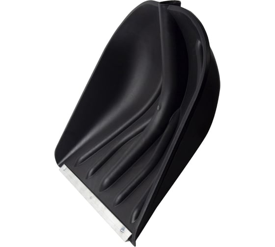 Изображение товара Лопата для уборки снега ШАБАШКА без черенка, с алюминиевой планкой, 420x410 мм 247331