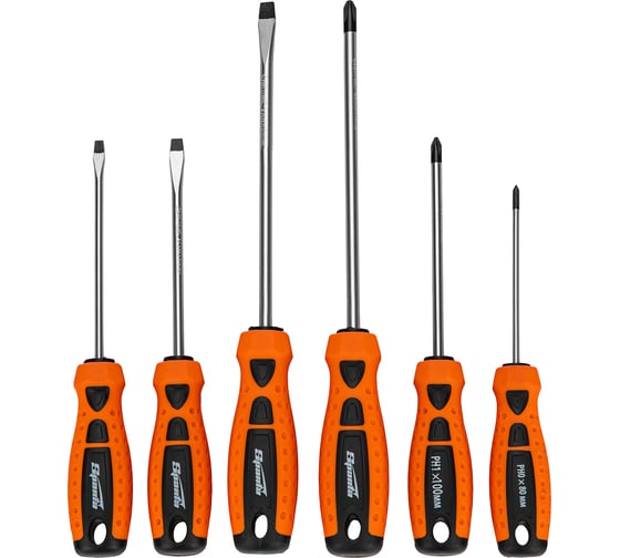 Изображение товара Набор отверток SPARTA "Point", CrV, двухкомпонентные рукоятки, 6 шт//. 11782