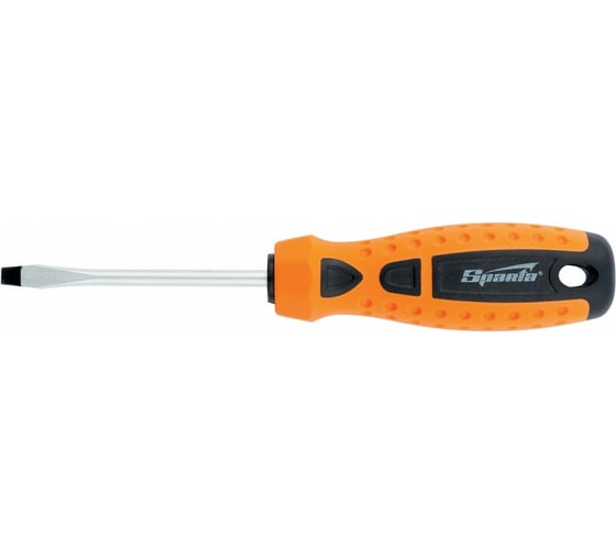 Изображение товара Отвертка SPARTA "Point", SL6,0x100 мм, CrV, 2-х компонентная рукоятка// 11768