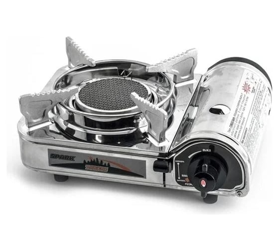 Изображение товара Настольная газовая керамическая плита Следопыт spark защита от избыточного давления PF-GST-N12