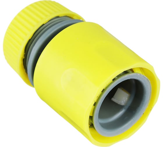 Изображение товара Коннектор для шланга 1/2" с аквастопом Inbloom 160-029