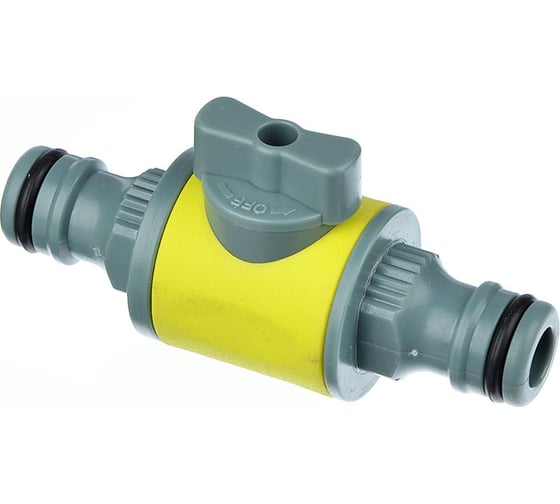 Изображение товара Соединитель штуцерный с вентилем, 8.5x4x3см, пластик Inbloom 169-014