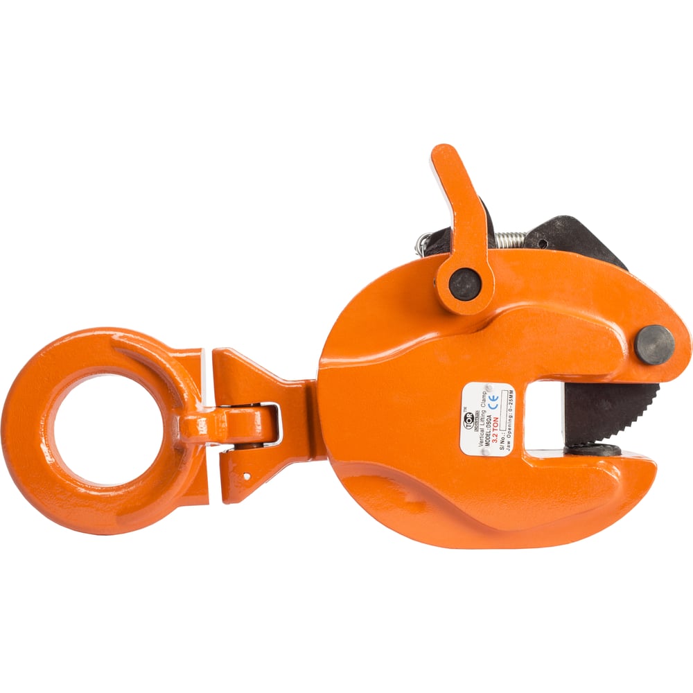 Изображение товара Захват вертикальный TOR DSQA, грузоподъемность 3,2 т, лист 0-25 мм, поворотный 122325