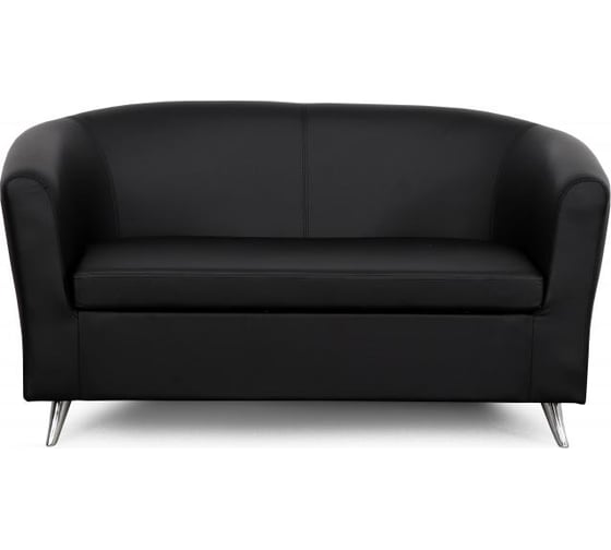Изображение товара Диван Мебельград Бренд Стандарт вариант 3, Домус черный, кожзам 44481_3