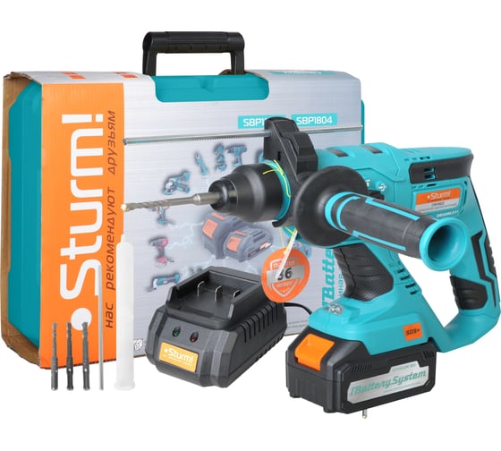 Изображение товара Аккумуляторный перфоратор Sturm (151) CRH1822