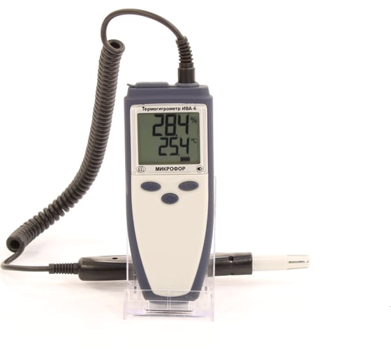 Изображение товара Термогигрометр с поверкой МИКРОФОР НПК ИВА-6А