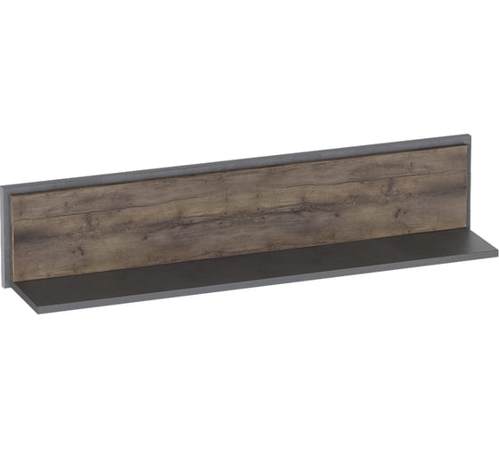 Изображение товара Навесная полка 900 Мебельград Глазго гостиная, Таксония/Металл Бруклин 58691_1