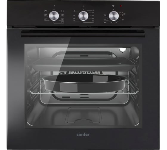 Изображение товара Электрический духовой шкаф SImfer 9 режимов работы, конвекция, гриль B6EB19071