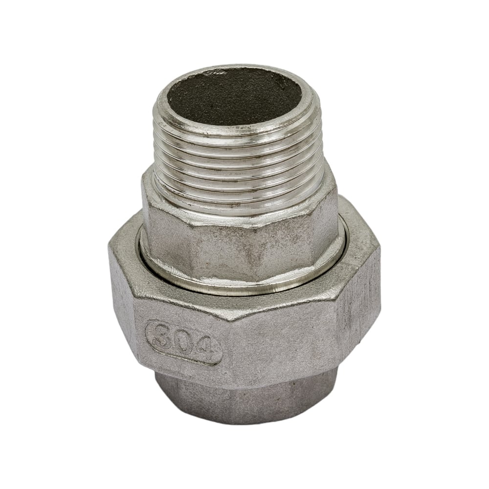 Изображение товара Американка TITAN LOCK нержавеющая 1 дюйм переходная муфта для труб