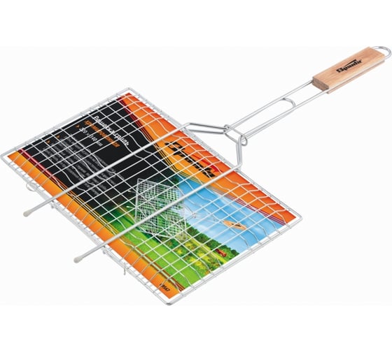 Изображение товара Решетка-гриль SPARTA 220х340 мм, хромированная 69567