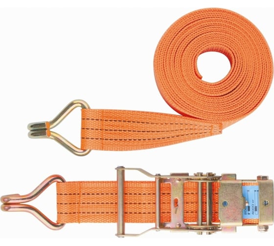 Изображение товара Багажный ремень с крюками STELS 0,05x12 м, с храповым механизмом, Россия 54388