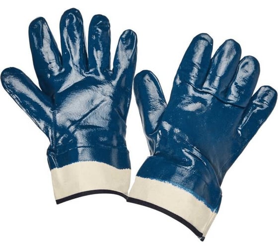 Изображение товара Перчатки с полным нитриловым покрытием ООО Компания САБ манжета крага, 12 пар ПЕР.010