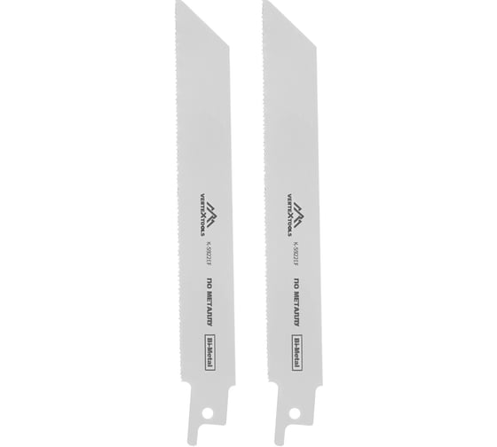 Изображение товара Полотно для сабельной электроножовки 2 шт vertextools K-S922EF