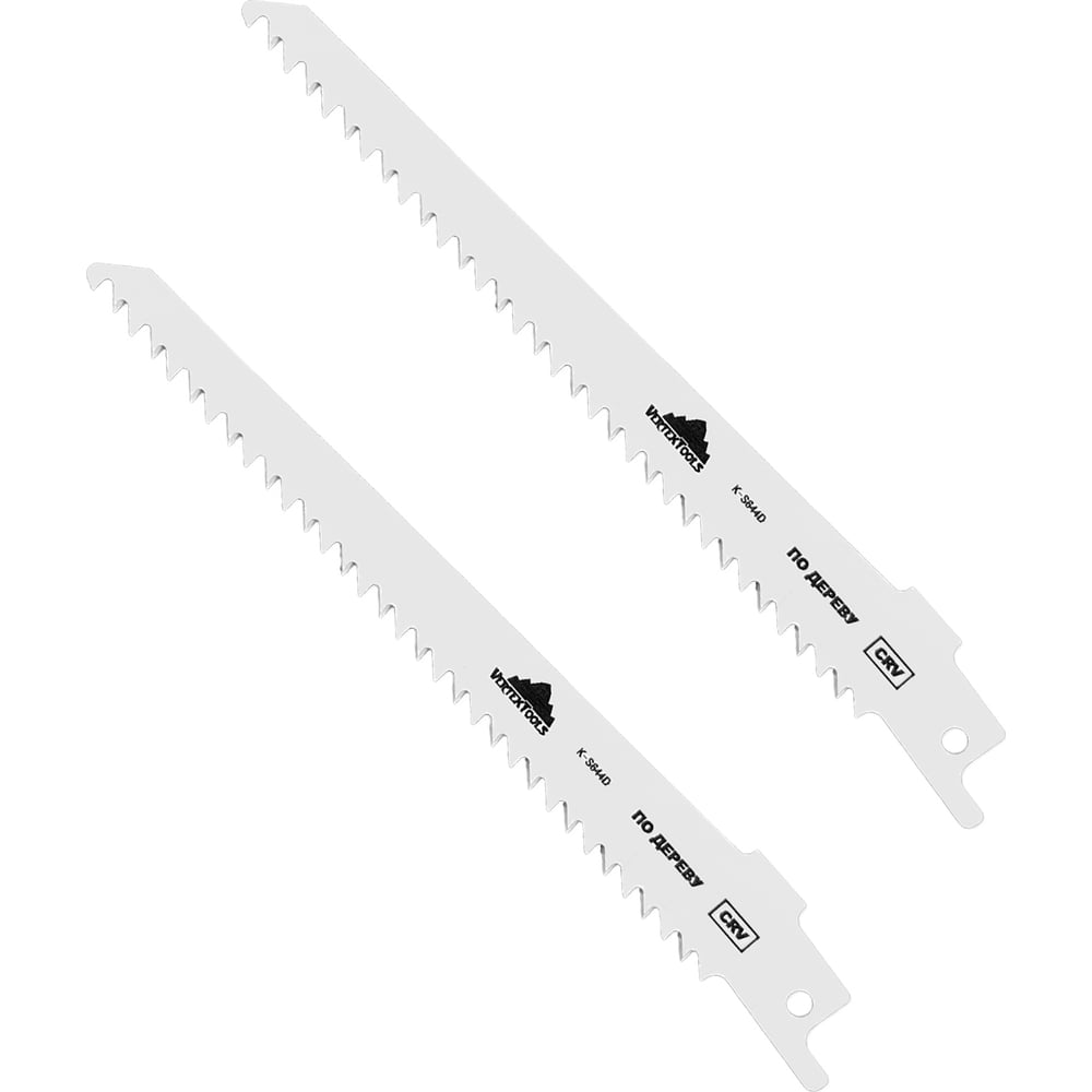 Изображение товара Полотно для сабельной электроножовки 2 шт vertextools K-S644D