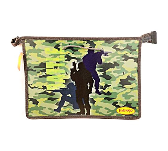 Изображение товара Школьная папка с ручками Limpopo ХАКИ А4, ручки-шнурок, 335х235х55 арт. LPR0438 ПапТ2056