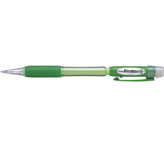 Изображение товара Карандаш Pentel Fiesta II автоматический, c резиновым грипом, 0.5 мм, 12 шт., зеленый корпус 669880
