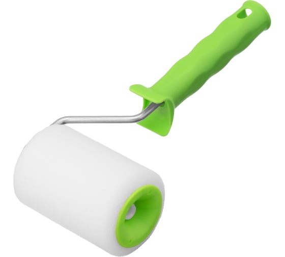 Изображение товара Валик СИБРТЕХ ПОРОЛОН с ручкой, 100 мм, D-48 мм 80101