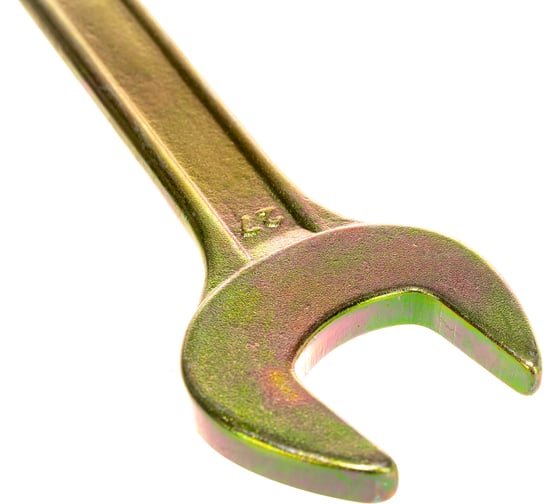 Изображение товара Рожковый ключ СИБРТЕХ 24х27 мм желтый цинк 14314