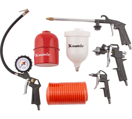 Изображение товара Набор пневмоинструмента MATRIX 5 предметов 57304