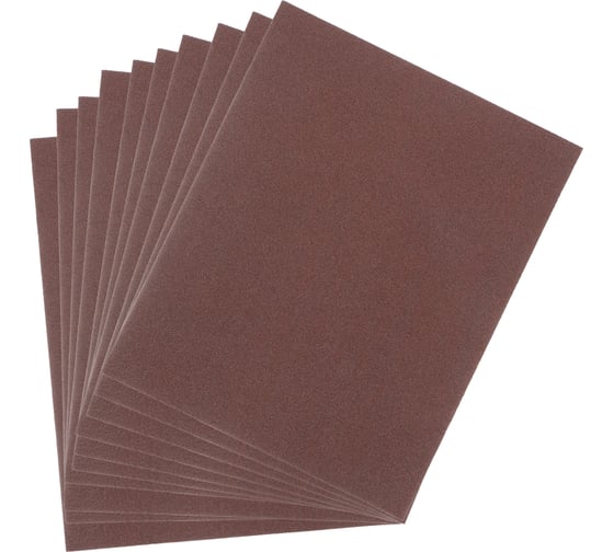 Изображение товара Шлифлист на тканевой основе, P 100, 230 х 280 мм, 10 шт, водостойкий MATRIX 75643