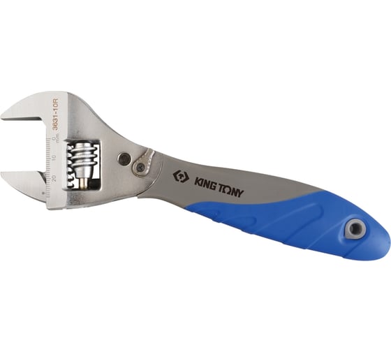 Изображение товара Разводной ключ с трещоточным механизмом Chrome 257мм KING TONY 3631-10R