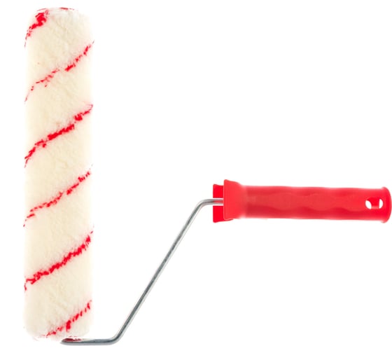 Изображение товара Валик MATRIX Нейлон Стандарт пластмассовая ручка, 250 мм, ворс 9 мм, D 40 мм, полиамид Россия 80885