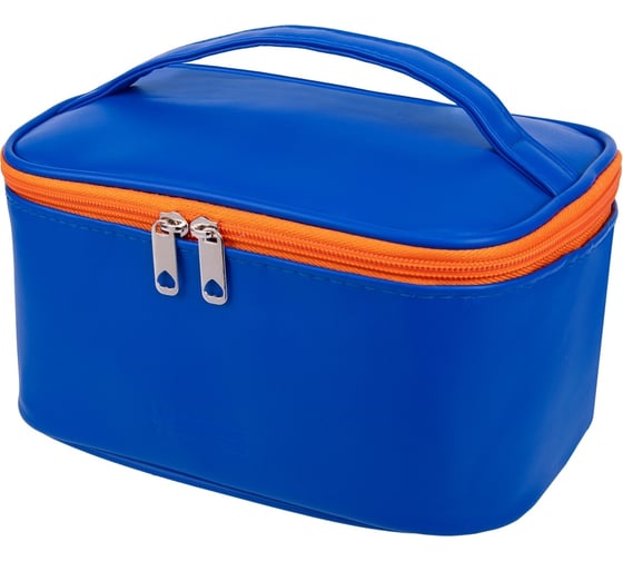 Изображение товара Косметичка HANDY HOME Вещицы 220х140х120, синий, оранжевый YR05navy