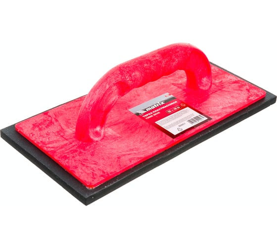 Изображение товара Пластмассовая терка 280х140 мм, резиновое покрытие MATRIX 86801