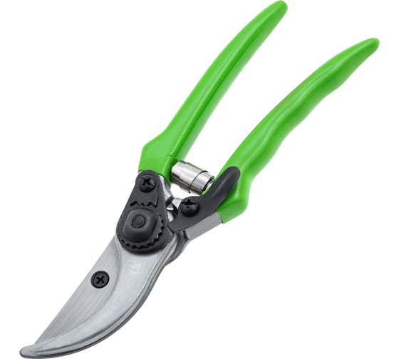 Изображение товара Секатор 200 мм, пружина возвратная ленточ.типа, металлические обрезиненные ручки PALISAD 605495