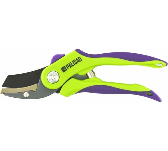 Изображение товара Секатор 200 мм, пружина возвратная спирал.типа, тефлон.покр, обрез.2-хком.плас.ручки PALISAD 60551
