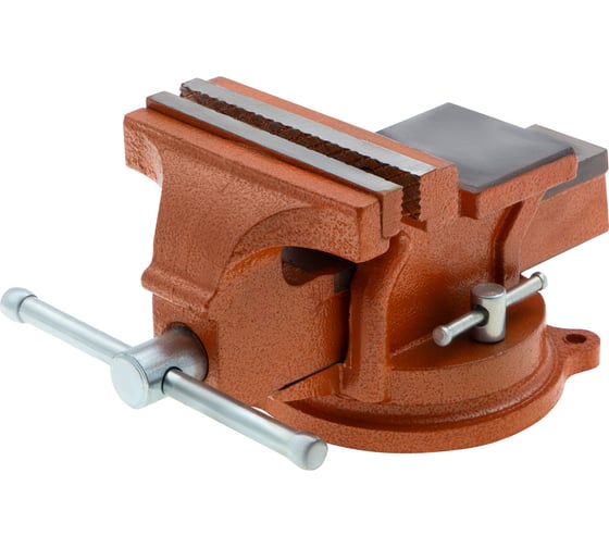 Изображение товара Слесарные поворотные тиски 125 мм с наковальней SPARTA 186255