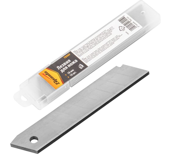 Изображение товара Лезвие сегментированное (10 шт; 18 мм) SPARTA 78969