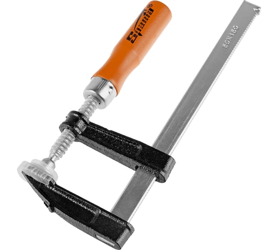 Изображение товара Струбцина SPARTA F-образная, 150x50x200 мм 204235