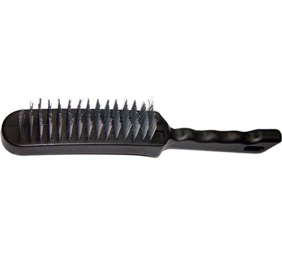 Изображение товара Щетка металлическая с пластмассовой ручкой (6-рядная) SPARTA 748685