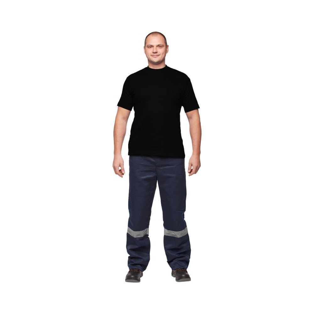 Изображение товара Мужская футболка с коротким рукавом, 4XL, черная, 160 г/м² - ООО Комус