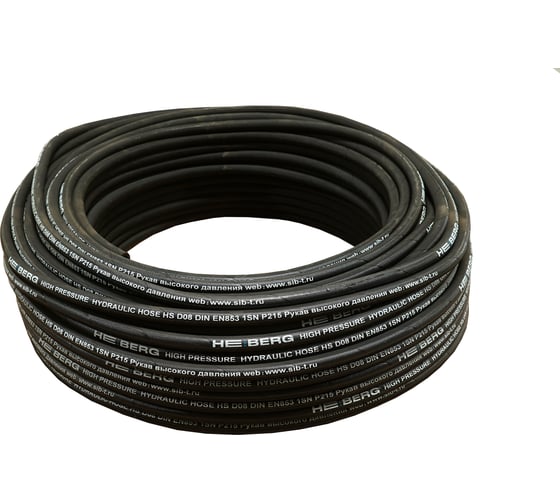 Изображение товара Рукав высокого давления HEIBERG Dn16 DIN EN853 2SN , 5/8",W.P.250 BAR, 100 м 0002Н16
