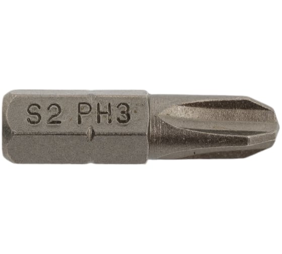Изображение товара Биты PH3, 25 мм, 5 шт, сталь S2, магнит T4P 3102213 Лк-00002853