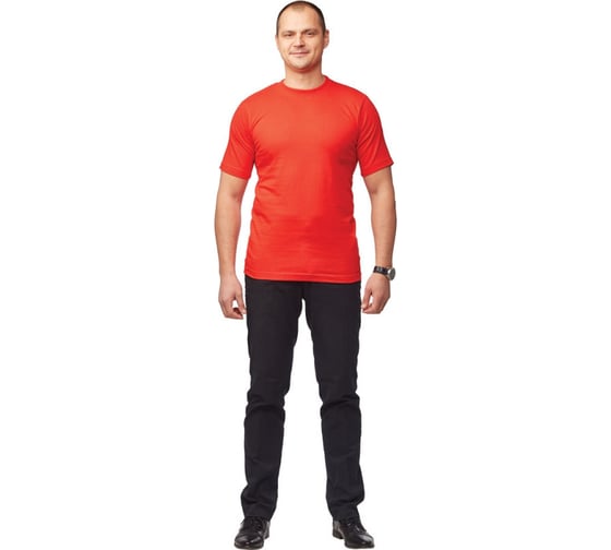 Изображение товара Футболка с коротким рукавом ООО Комус 160 г, красная, р. XXL 348277