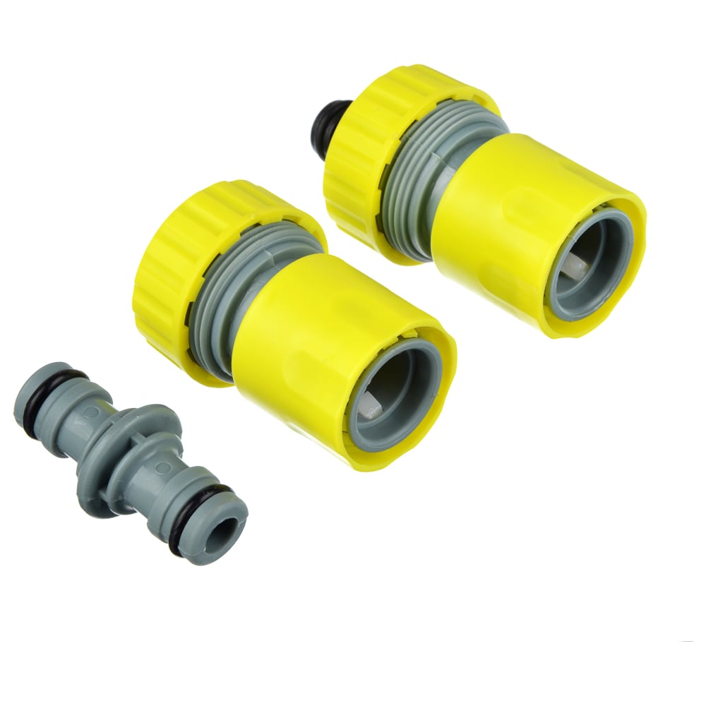 Изображение товара Набор для полива INBLOOM 2 коннектора диаметр 3/4 и штуцерный соединитель пластик