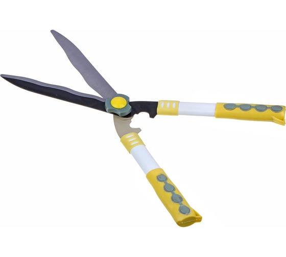 Изображение товара Кусторез INBLOOM 48 см, волнистые лезвия, оксидированная сталь, пластиковые ручки 186-006